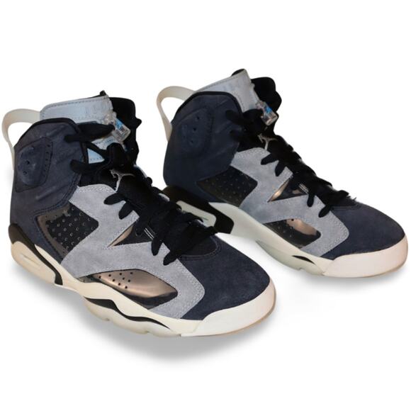 Women Black & Grey Jordan 6 Retro Tech Chrome 2020 - CK6635-001 - Size 8.5 - Picture 2 of 8